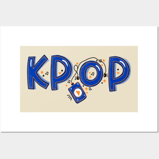 k pop music concept Posters and Art